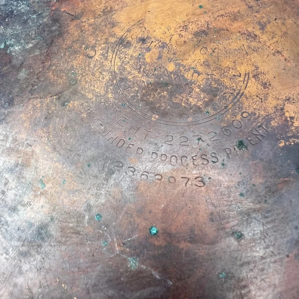 Revere Ware Skillet Fry Pan 10 Inch Copper Bottom Vintage Cookware USA Made